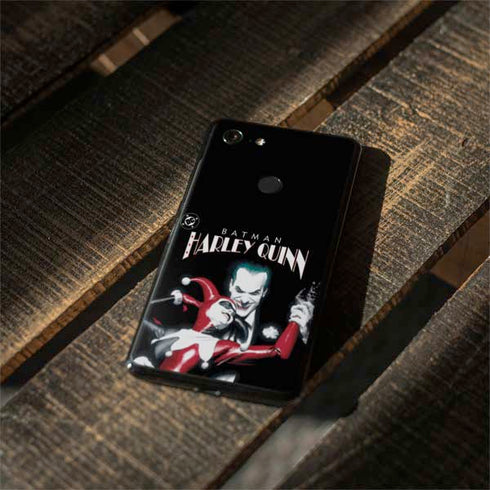 DC Comics The Joker Batman: Harley Quinn Cover #1 Art by Alex Ross. Piece Also known as Tango with Evil Google Pixel 3 XL Skin